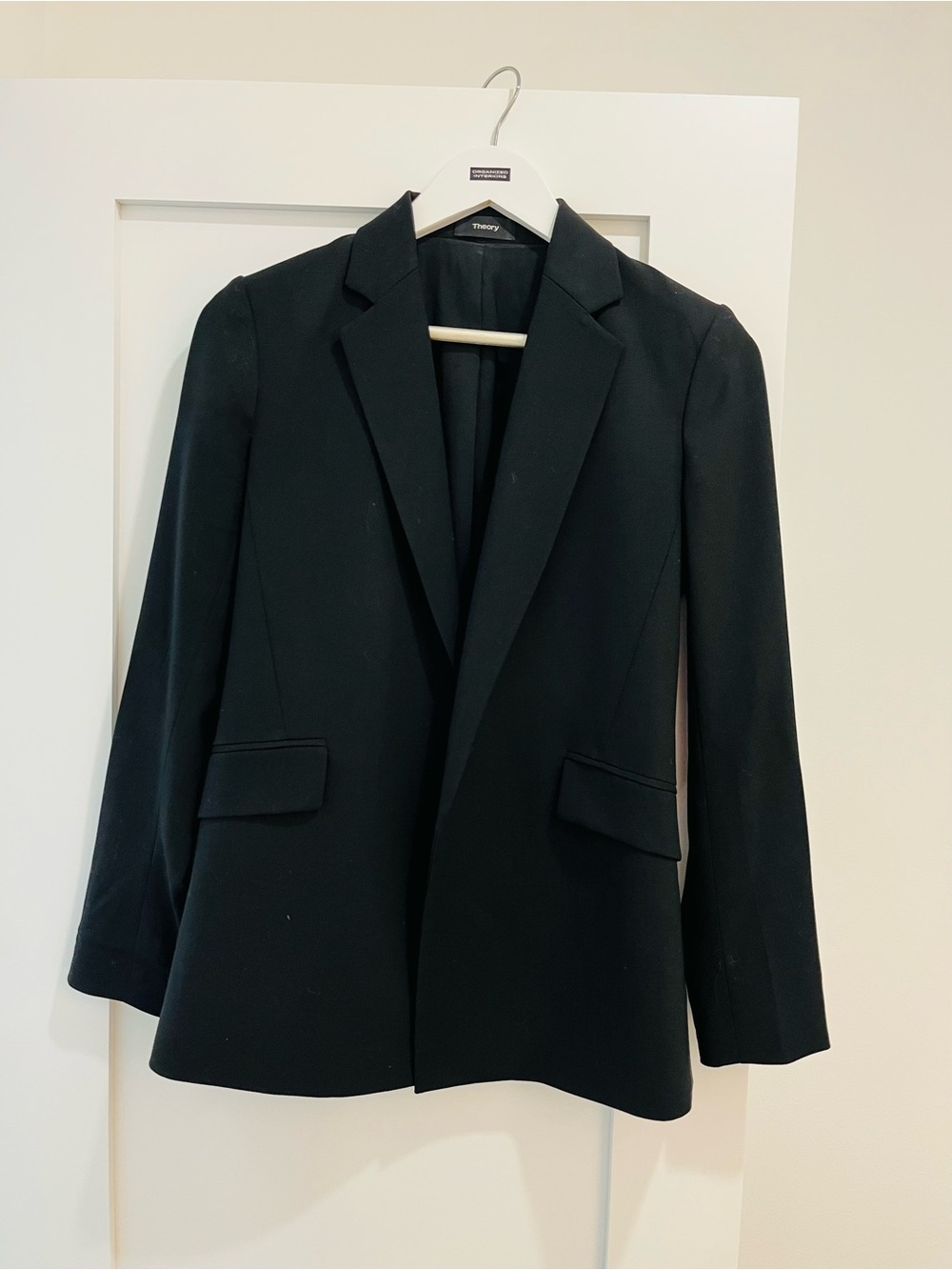 Theory Black Women's 100% Wool Blazer Size 0